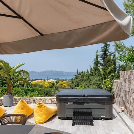 Celeste Sea View With Jacuzzi And Bbq بساليدي