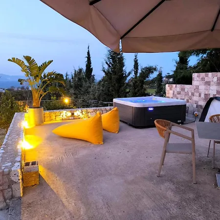 Apartament Celeste Sea View With Jacuzzi And Bbq Psalidi (Kos)